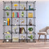 20 Grid Iron Mesh Cube Storage Rack