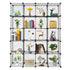 20 Grid Iron Mesh Cube Storage Rack